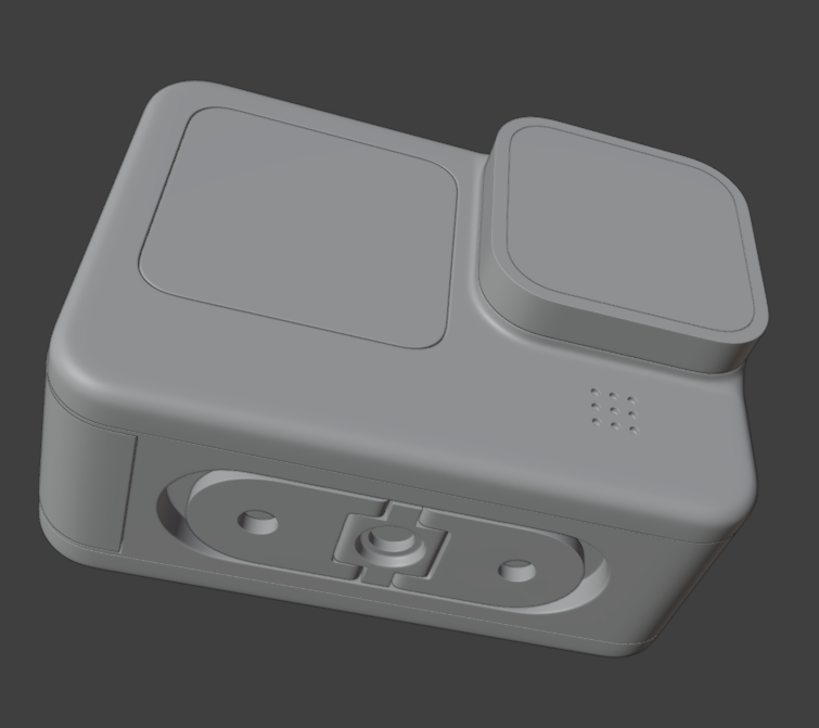 Pierre_3D_'s tweet image. WIP 2: Gopro Hero 12 Black

#b3d #blender #modeling