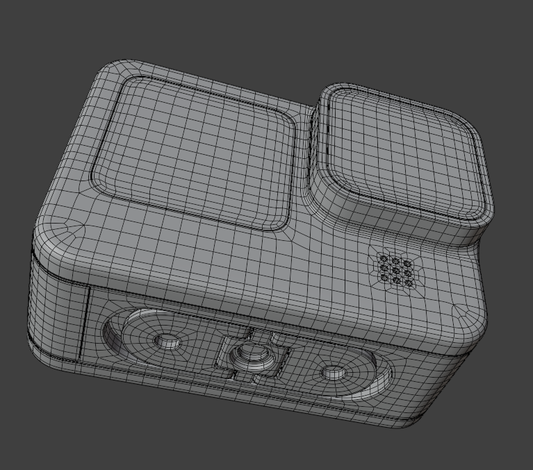 Pierre_3D_'s tweet image. WIP 2: Gopro Hero 12 Black

#b3d #blender #modeling