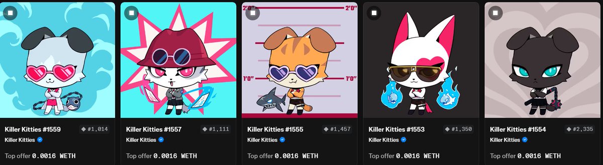 killergfnft Can't own just 1 kitty. Minted 5 more