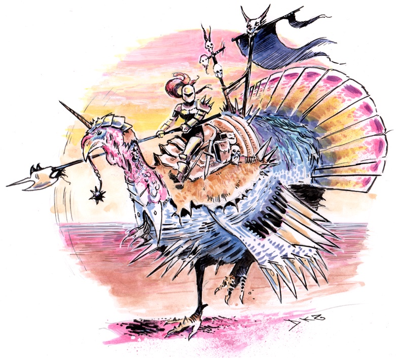 You have entered my hex, therefore I demand a joust!

Happy Thanksgiving