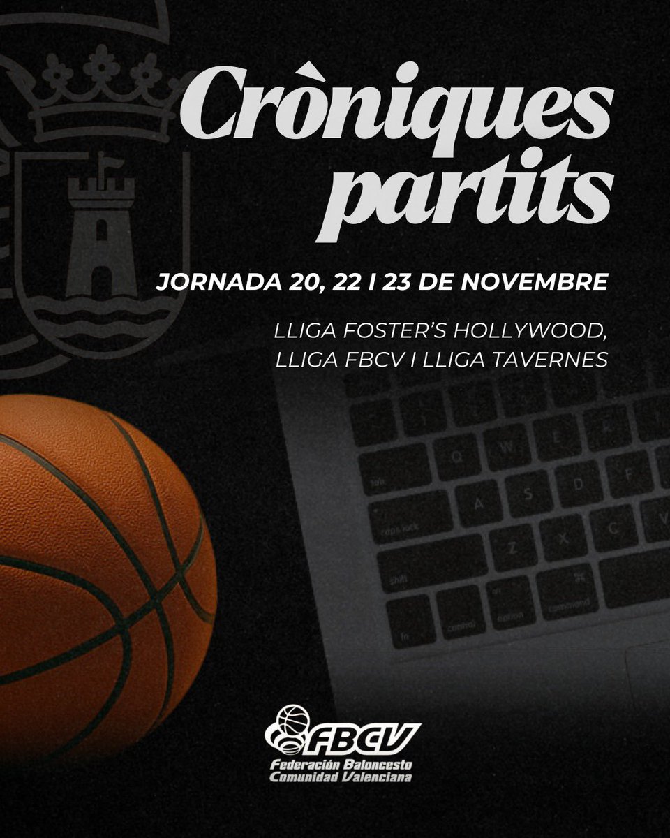 📊 𝐂𝐑𝐎̀𝐍𝐈𝐐𝐔𝐄𝐒 𝐉𝐎𝐑𝐍𝐀𝐃𝐀 𝟐𝟎, 𝟐𝟐 𝐈 𝟐𝟑 𝐃𝐄 𝐍𝐎𝐕𝐄𝐌𝐁𝐑𝐄 | 𝐋𝐋𝐈𝐆𝐀 𝐑𝐄𝐆𝐔𝐋𝐀𝐑 𝐈 𝐋𝐋𝐈𝐆𝐀 𝐅𝐎𝐒𝐓𝐄𝐑’𝐒 𝐇𝐎𝐋𝐋𝐘𝐖𝐎𝐎𝐃 📊

👉🏽 Ja disponibles al nostre Instagram, Facebook i a la pàgina web! 📲