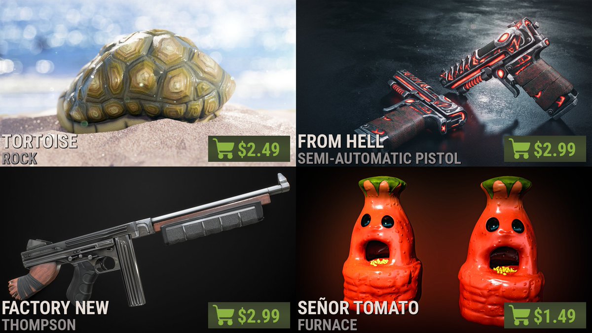 RustItemStore's tweet image. 🚨 NEW ITEM STORE 🚨
rust.scmm.app/store

#rust #playrust #rustskins #rustworkshop