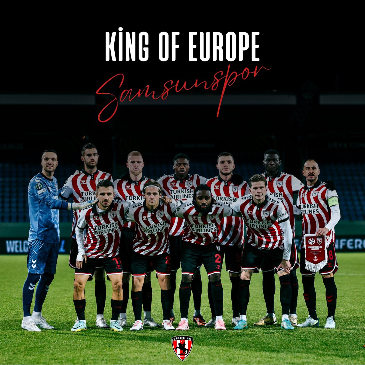 King of Europe Samsunspor! 👑

#Samsunspor #Şirinler1986 #UECL