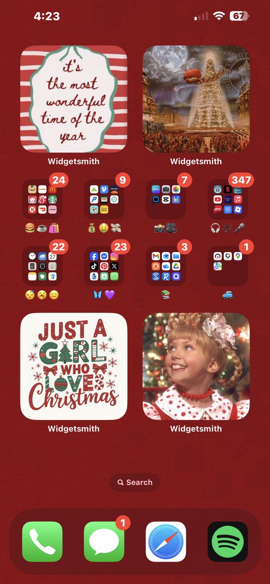 infinityot4's tweet image. My phone is all set for Christmas 🎄🎅