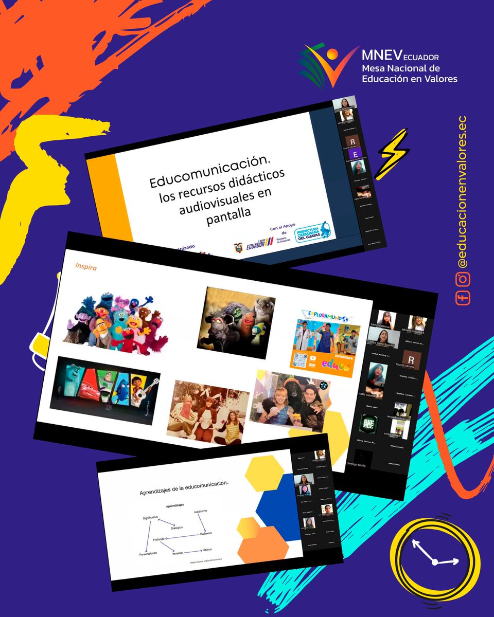 🎥✨ ¡Aprender comunicando, comunicar educando!
Durante el taller “Herramientas de Educomunicación”, la especialista Cinthya Game compartió estrategias creativas para conectar la educación con la comunicación de manera transformadora📚🎙️