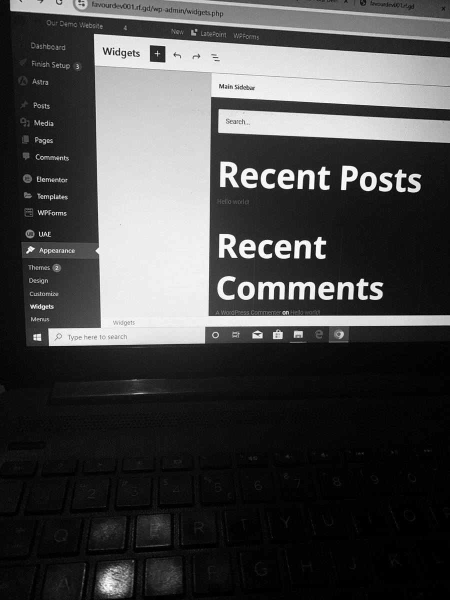 favourdev1's tweet image. Day 27 of 30
My WordPress Challenge!

Still working with the Astra theme, focused on site identity and explored key widgets to refine the design. 💻✨

#MyWordPressChallenge #LearnWordPress #WebDesign #WebDevelopment