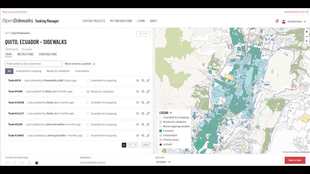 Mizy74's tweet image. #OpenStreetMap es una tecnología de datos abiertos que permite iniciativas maravillosas como OpenSidewalks wiki.openstreetmap.org/wiki/OpenSidew… espero poder sumar data de accesibilidad universal para #PCD #a11y #dlscreativa