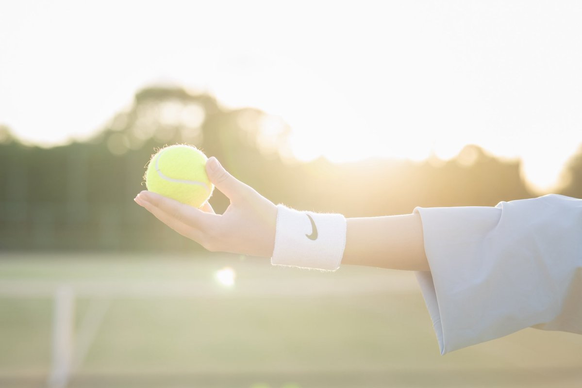 Yutap_ND85's tweet image. この1球に想いをのせて🎾

model：最椛さん
(@mokazarashi )