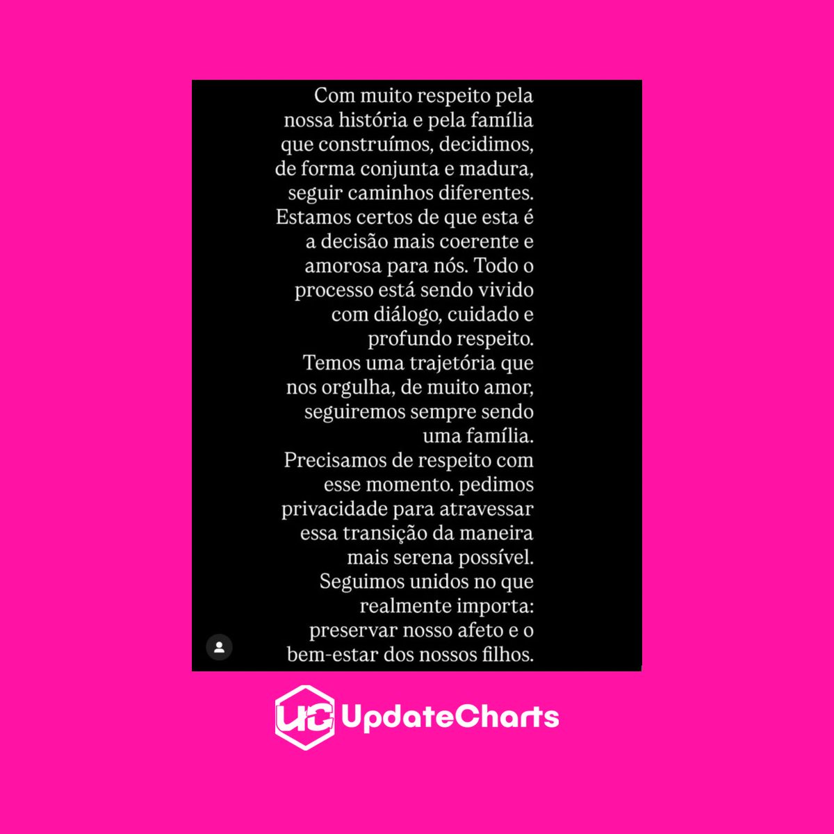 updatecharts's tweet image. Ivete Sangalo anunciou o TÉRMINO do casamento com Daniel Cady após 16 ANOS.