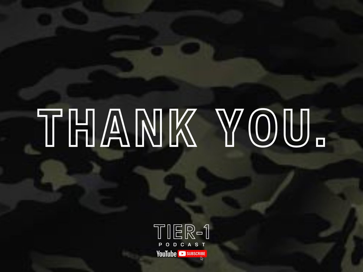TheTier1Podcast's tweet image. From all of us here at The Tier1 Podcast. We can’t thank you enough. You’re the reason why we’re here.

#cag #deltaforce #specialforces #greenberet #tier1 #veteran #podcast #veteranpodcast #military #lawenforcement #firefighters #paramedics #ems