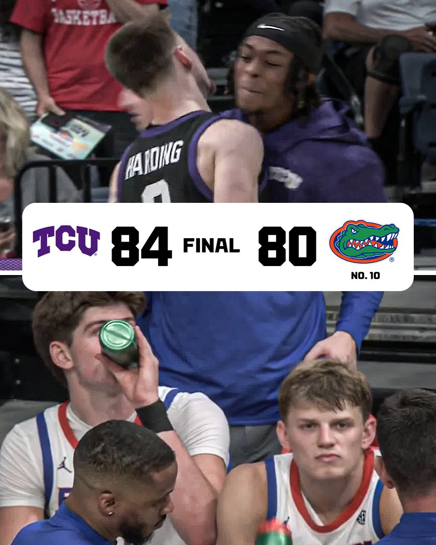 A THANKSGIVING DUB! 🦃

TCU knocks off No. 10 Florida in the Rady Children's Invitational 👀