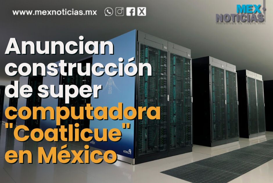 MexNoticiasMx's tweet image. 🔷  #Tecnologia | México desarrolla ‘Coatlicue’, la supercomputadora pública más poderosa de América Latina

NOTA COMPLETA EN EL LINK 👇: 

mexnoticias.mx/nacional/mexic…

#Computadora #México #Coatlicue #CDMX