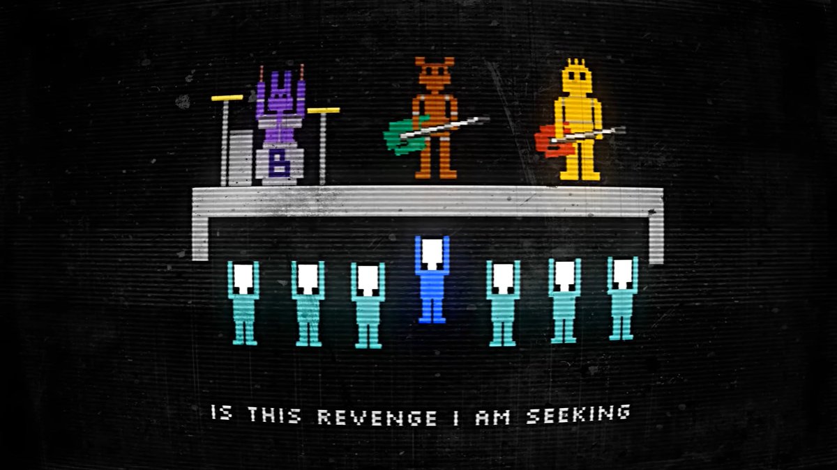 was just rewatching some of The Living Tombstone's old FNAF music videos and what is going on here why is Bonnie the only one WITHOUT a guitar