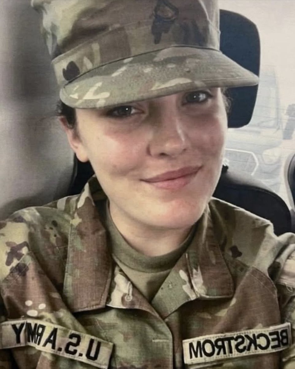 JosephTLee's tweet image. Urgent Prayer is needed! National Guardsmen Sarah Beckstrom is NOT expected to survive, her father Gary told NYT

“I’m holding her hand right now. She has a mortal wound. It’s not going to be a recovery.”

Absolutely heartbreaking.

Pray for a MIRACLE and the Beckstrom family…