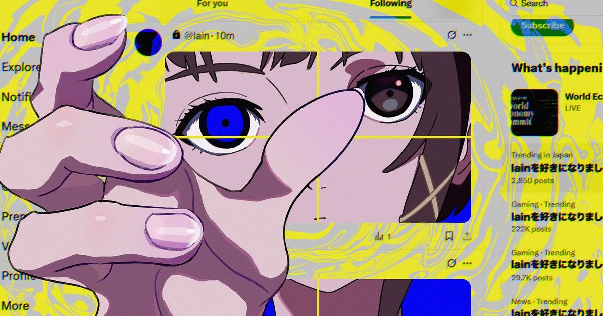 Lain of the Wired (@lainfanart) on Twitter photo 