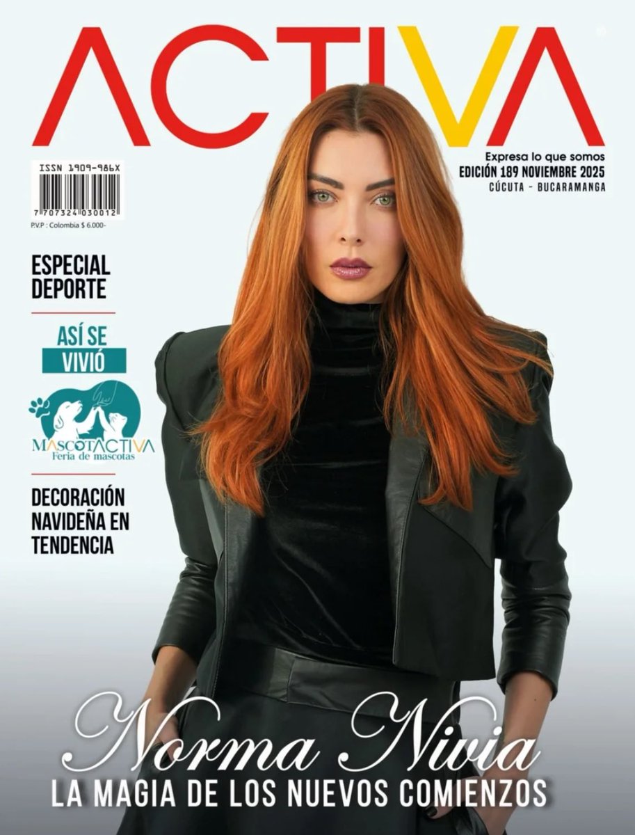 iRT19SQ's tweet image. Normita en la portada de la Revista Activa. Edición 189 🧡

acá está la edición digital: ⬇️
revistactiva.com/digital/?rv=ED…