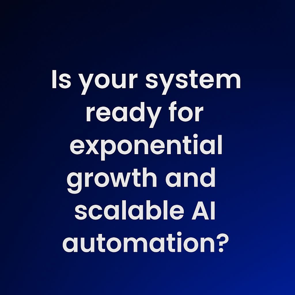 SingularAgency_'s tweet image. Systems last when they’re designed to evolve.
If your workflow depends on constant fixes, it’s not scaling — it’s surviving.
Next-gen development replaces maintenance with momentum.

#AIDevelopment #Scalability #SMBs