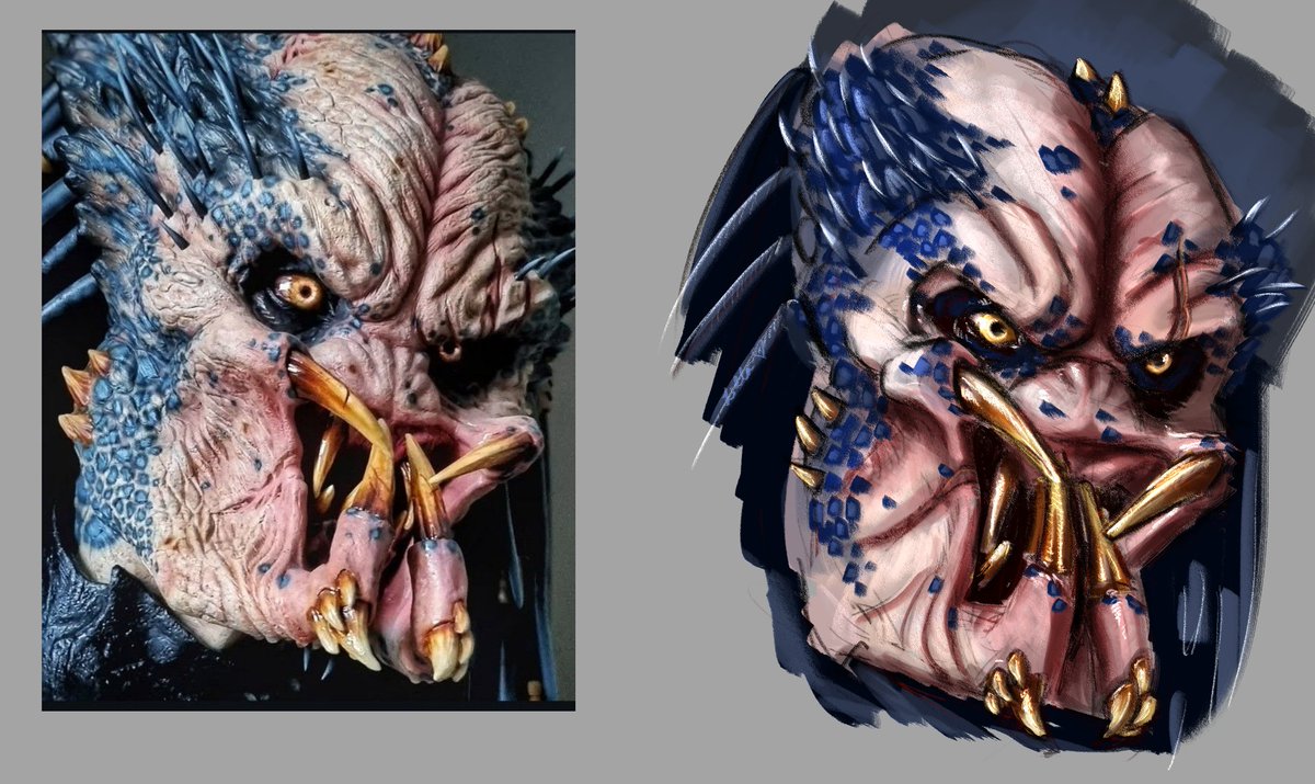 adorablebanite's tweet image. Freckles!  #yautja #predator