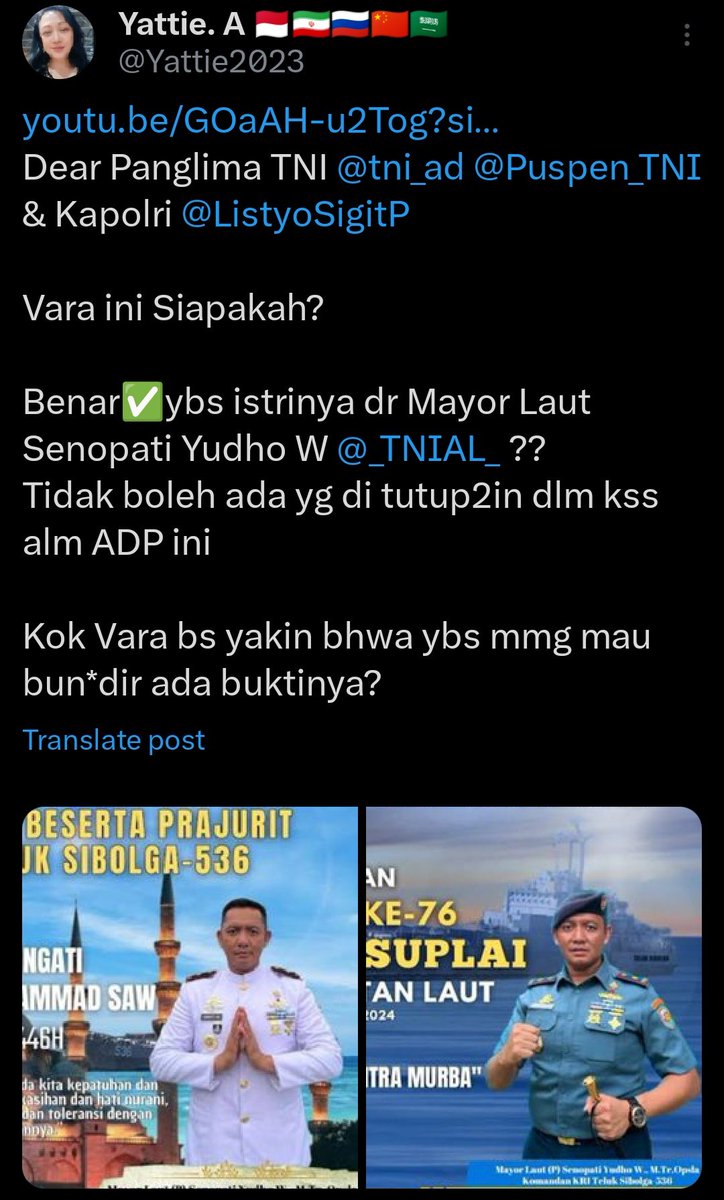 <a href="/Kemlu_RI/">MoFA Indonesia</a> Ini ada beritanya <a href="/Kemlu_RI/">MoFA Indonesia</a>

x.com/officialinews_…