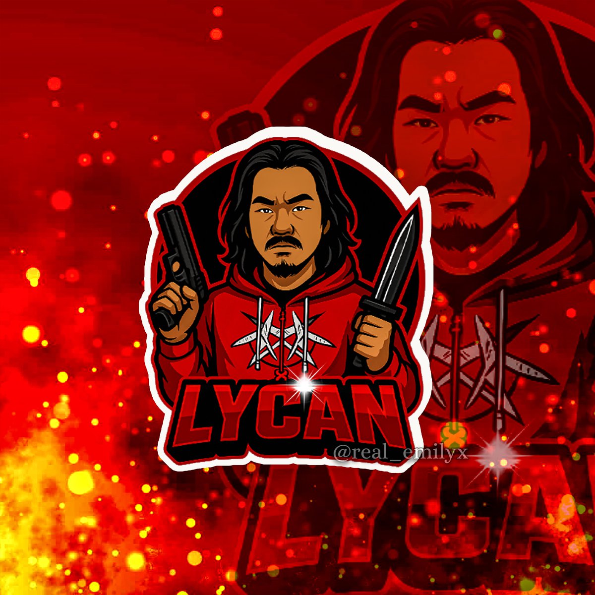Real_emilyx's tweet image. Created a bold, aggressive Lycan logo for my friend @bryan, Love how it turned out!🙌
.
#gaminglogo #logo #logoart #logodesigns #twitch #livestreaming #streaming #stream #characterdesigner