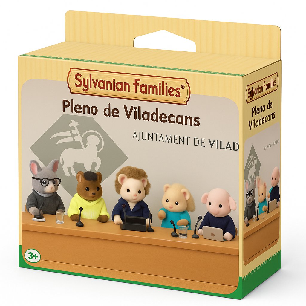 Nueva edición especial de Sylvanian Families, "Tu primer pleno municipal"
#Viladecans kids edition