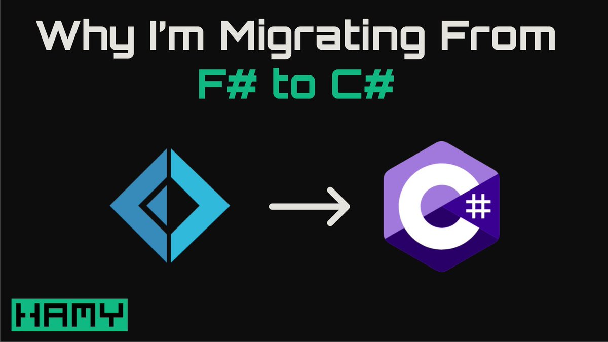 SIRHAMY's tweet image. Why I&apos;m Moving my Blog from F# to C# 

hamy.xyz/blog/2025-11_w…