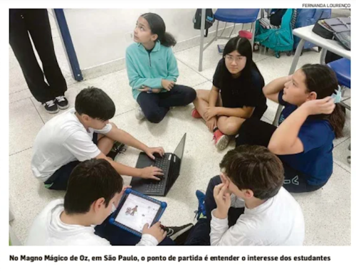 Colégio Magno/Mágico de Oz é destaque em reportagem do <a href="/Estadao/">Estadão 🗞️</a> sobre escolas que já trabalham construção de vídeos por inteligência artificial desde os anos iniciais, além de fazer a discussão sobre pensamento crítico, ética e privacidade
estadao.com.br/educacao/escol…