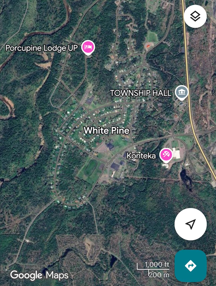 Amazing, this might be the last new town ever built in the US. It’s 13 miles from the nearest small town, has 400 residents and all the normal small town civic infrastructure (too late for a Main Street though), and, as Eoin points out, is underdeveloped relative to its streets