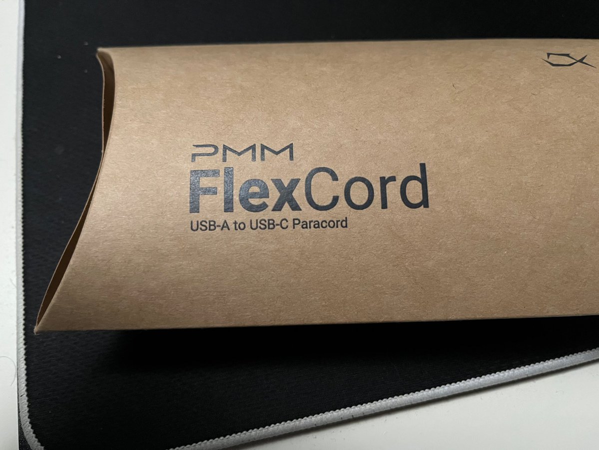 Thank you guys <a href="/ModsMouse/">PMM</a> for the super fast shipping (and the bag of haribo), the cable feels insanely light and comfortable but I must’ve made a mistake and ordered the USB-A to USB-C version instead of the OP1 8K one 😭