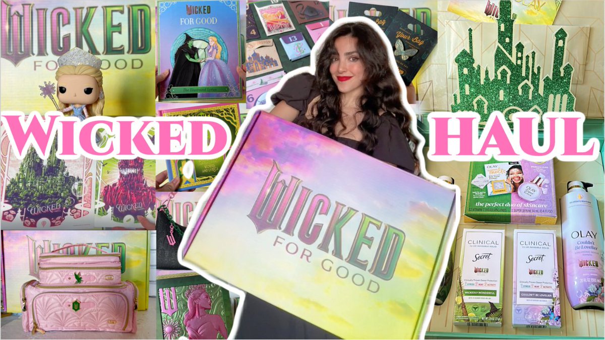 Wicked: For Good Ultimate Unboxing │ Wicked Holiday Gift Ideas youtu.be/FQE38jhNuQw?si…