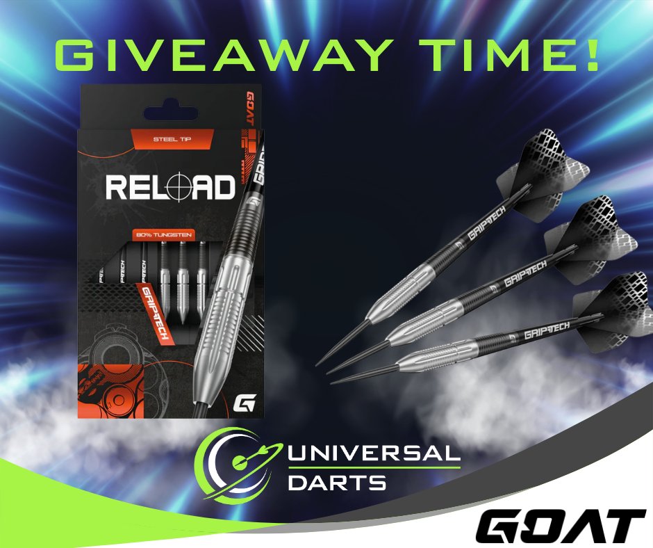 Universal_Darts's tweet image. 🎯 GIVEAWAY TIME! 🎯

UniversalDarts now stocks GOAT Darts 🐐
To celebrate, we’re giving away a set of 23g GOAT Reload Darts!

How to enter:
✅ Follow Us
✅ Repost this post

That's it! 

🗓 Winner drawn 5th Dec via Lucky Wheel
👉 See the range: 

universaldarts.co.uk/search?type=pr…

#Darts…