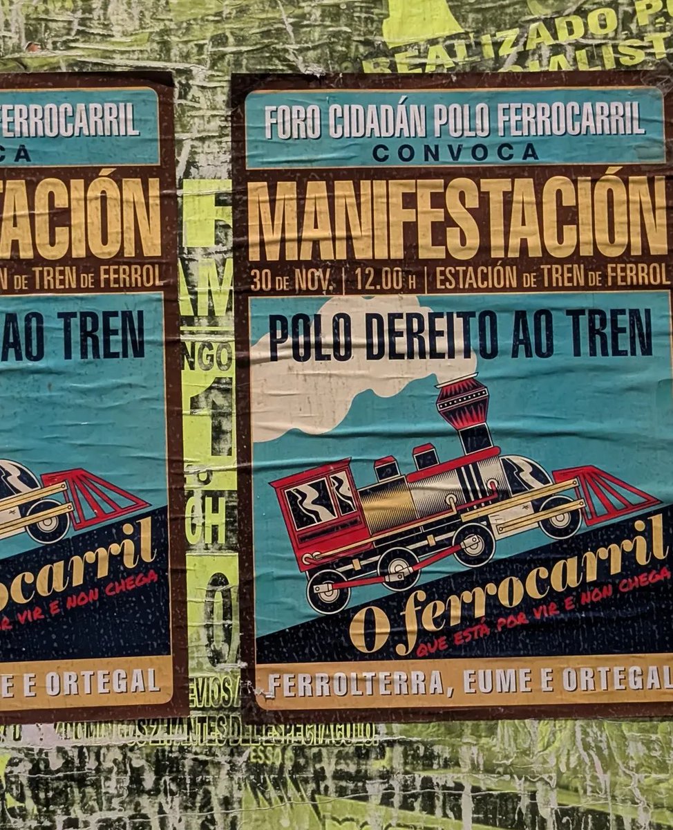 Este fin de semana, triple cita:

1️⃣ Previa <a href="/Diablos_Verdes/">Diablos Verdes</a> 
2️⃣ Racing - Mérida 
3️⃣ Manifestación por el ferrocarril

#ImosDeVolta #FerrolQuereTren