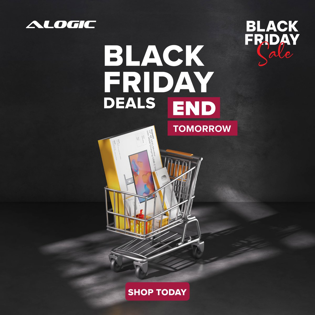 AlogicCorp's tweet image. The clock’s ticking, and your cart’s waiting. ⏰

One day left to claim the best of ALOGIC tech. 💼 Hurry Up!

Explore- bit.ly/3cJcOXo

#ALOGIC #TechSale #WorkSmart #FinalCountdown