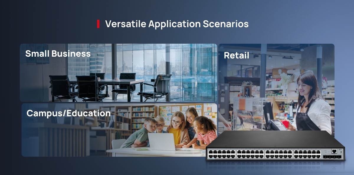 FScom_inc's tweet image. Need high-density connectivity without the complexity?
With 48× Gigabit ports, 4× 10G uplinks, and smart L2/L3 control, the FS S2805S-48T4S brings reliable, simplified networking to SMB environments.
🔗Learn more: fs.com/products/19394…
#SMB #Networking #FSSwitch