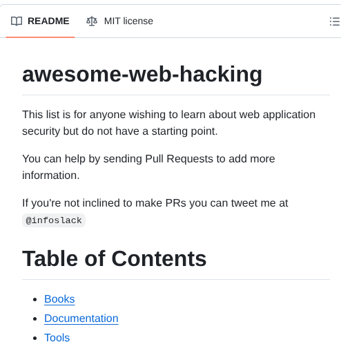 tom_doerr's tweet image. List of web application security resources

github.com/infoslack/awes…