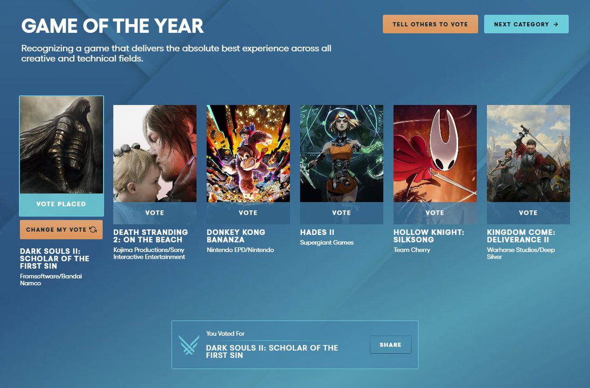 folvann's tweet image. DONT FORGET TO VOTE FOR GOTY
