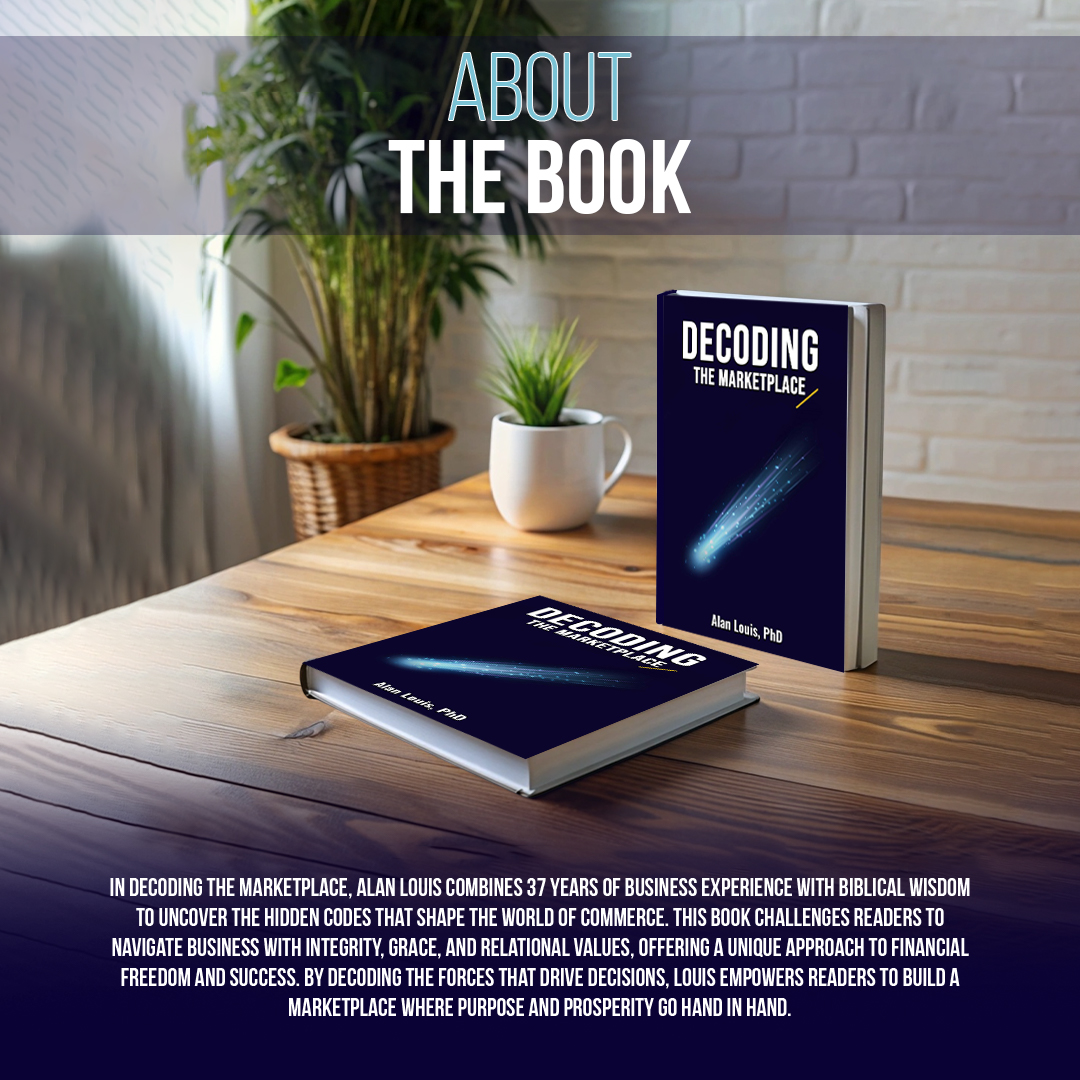 decodingmark's tweet image. Decoding the Marketplace reveals how Alan Louis blends business wisdom with biblical principles to guide you to success with integrity.

Visit The Website Now: decoding.market

#DecodingTheMarketplace #AlanLouis #BusinessWisdom #BiblicalBusiness #FaithInBusiness…