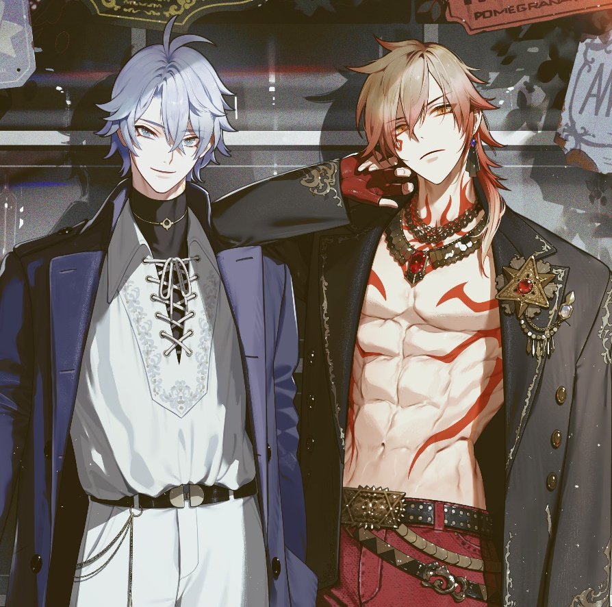 tojisvibrator's tweet image. this is so insane like your friend is rocking half naked drip and the first thing you think of is taking off the top to bath because it&apos;s... convenient? SON 😭😭😭😭 can&apos;t defend phainon anymore