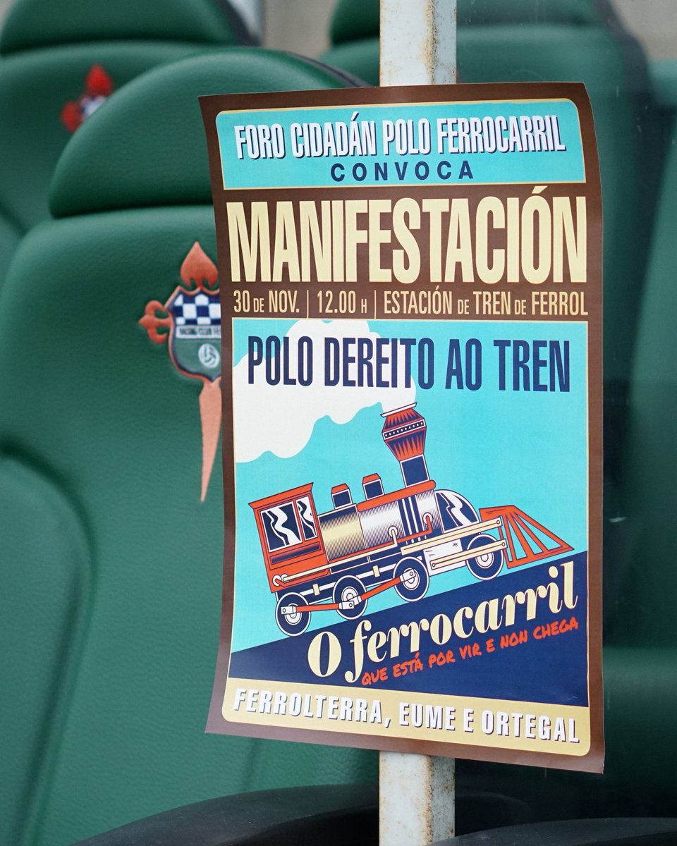 Ferrolterra necesita infraestructuras para seguir medrando.

É responsabilidade de todos loitar por conseguilas.

A través da nosa Fundación adherímonos as reivindicacións do <a href="/foroferrocarril/">Foro Cidadán Ferrocarril Ferrolterra Eume Ortegal</a> e animamos a todos os racinguistas a sumarse a súa convocatoria. 

O domingo temos unha