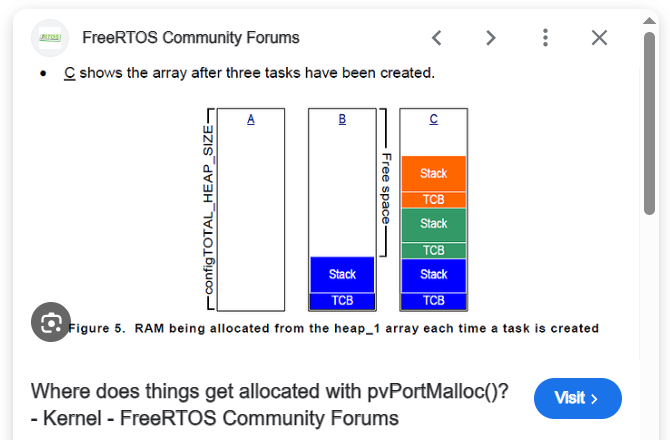 En_Collocations's tweet image. در بلوپیل (BluePill) هر تسک FreeRTOS را طوری طراحی کن که #پشته (stack)‌اش استاتیک تعیین شده باشد؛ استاتیک‌سازی پشته (#stack) جلوی تخریب #TCB را می‌گیرد و از کرش‌های غیرقابل‌پیش‌بینی جلوگیری می‌کند. 🍎
