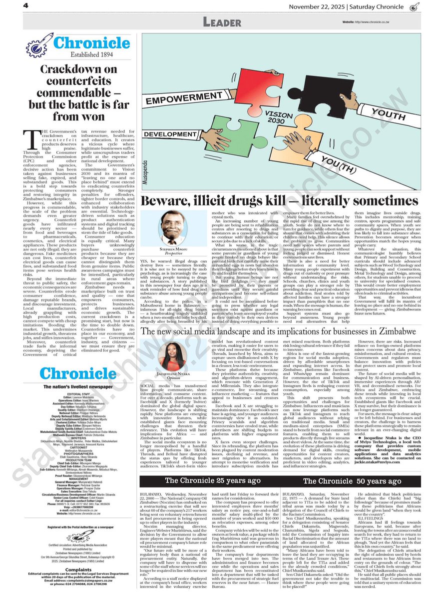 The social media ecosystem is no longer monopolised by a handful of players. Platforms like TikTok, Threads, and BeReal have disrupted the status quo by offering fresh experiences tailored to younger audiences.

heraldonline.co.zw/the-new-social…