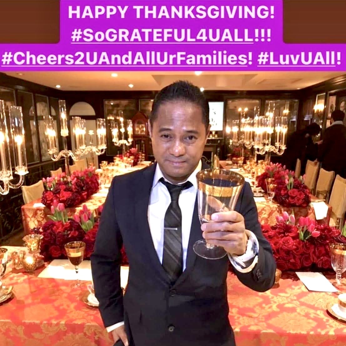 #Cheers &amp; #HappyThanksgiving 2UAll! :) Know I Am #SincerelyGrateful 4All of your FRIENDSHIPS, LOVE &amp; SUPPORT, &amp; Just for EACH OF YOU of being a #PartOfMyLife &amp; My Journey!  MayUAll be Sooo #AbundantlyBlessed! So LOVE &amp; APPRECIATE UALL!!! :)