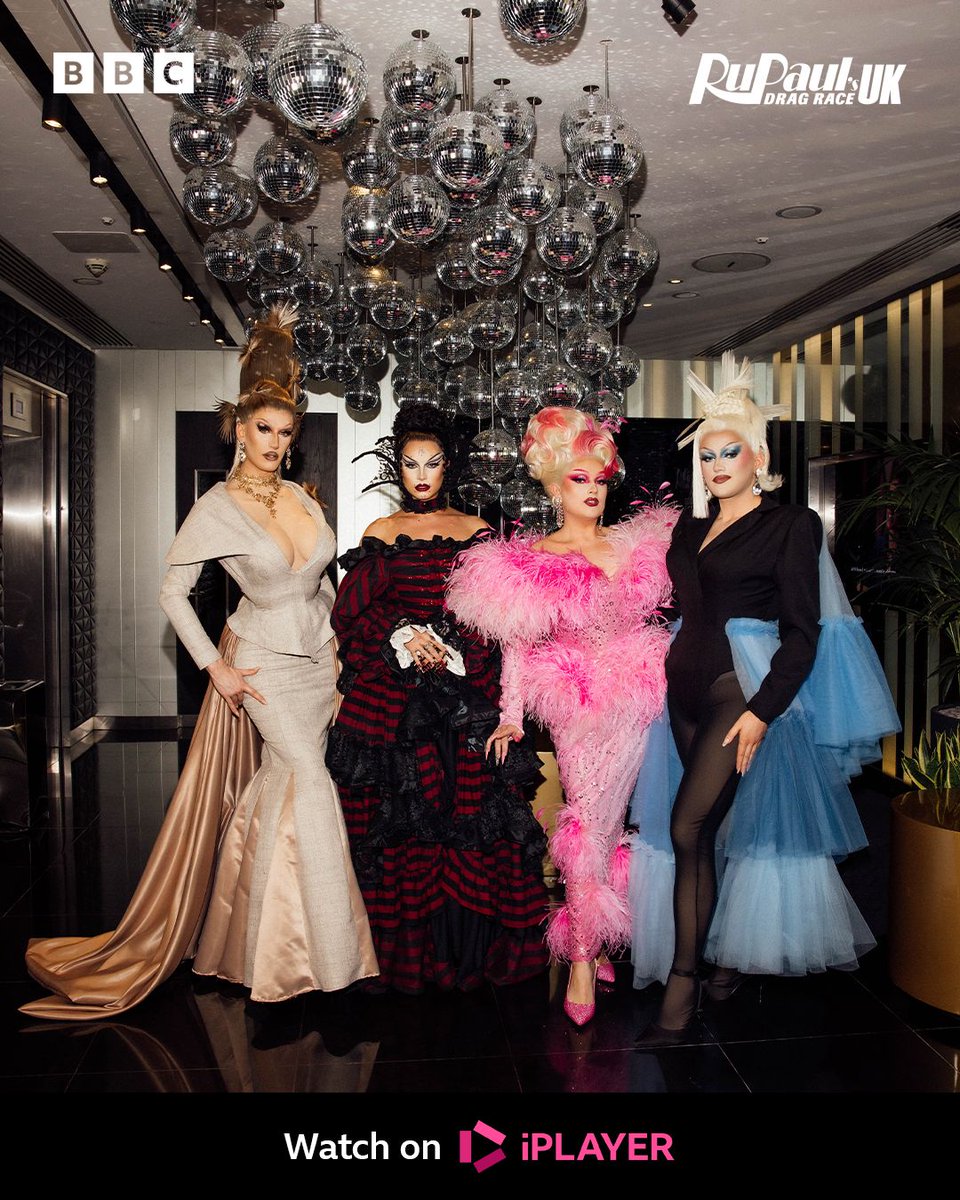 DragBasee's tweet image. The Drag Race UK Season 7 finalists are ready to watch the grand finale.

#DragRaceUK