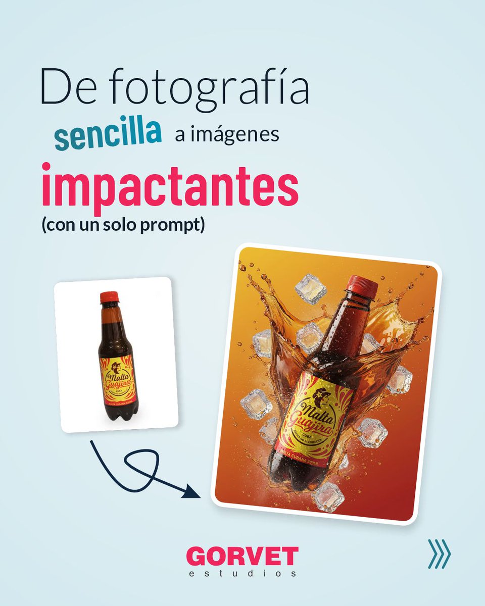 De fotografía sencilla a imágenes impactantes😍

Así es como puede transformarse una foto de producto en un llamativo anuncio utilizando la IA. 💡✨
👇👇👇