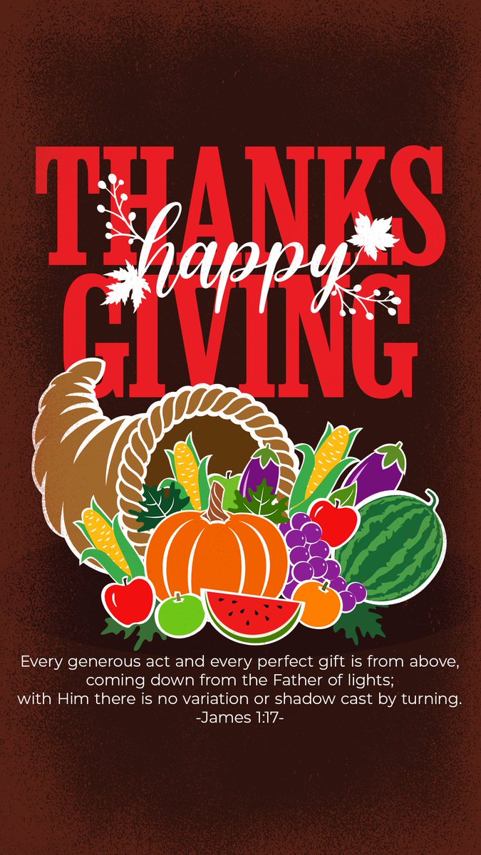 SonsOfLight's tweet photo. Grateful hearts today and always. 🍂🧡 We give thanks to God for every blessing—seen and unseen—and for the generosity that flows from Him alone. May this season remind us that every good and perfect gift comes from above. Happy Thanksgiving from our church family to yours! 🙏✨ https://t.co/rPaqLc3FJg