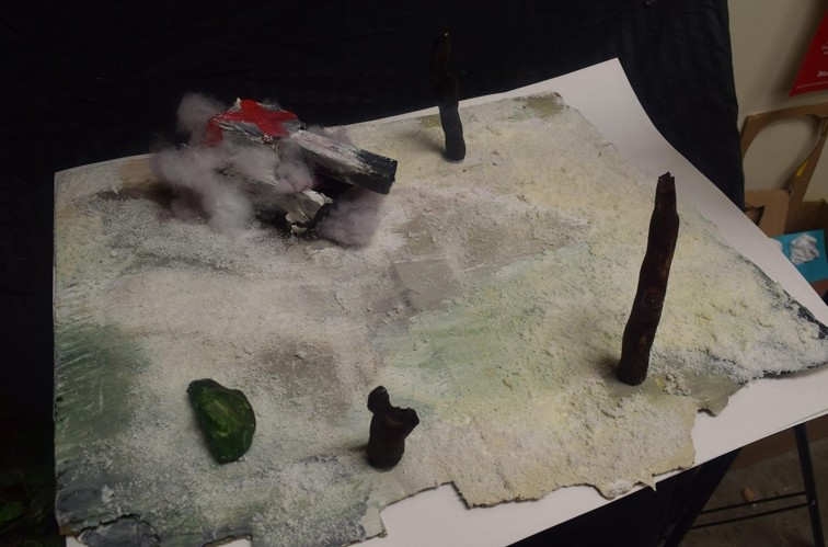 sodorman1's tweet image. Old Diorama #2 Snowy Battle 
#modeling