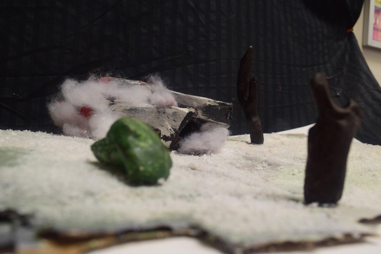 sodorman1's tweet image. Old Diorama #2 Snowy Battle 
#modeling