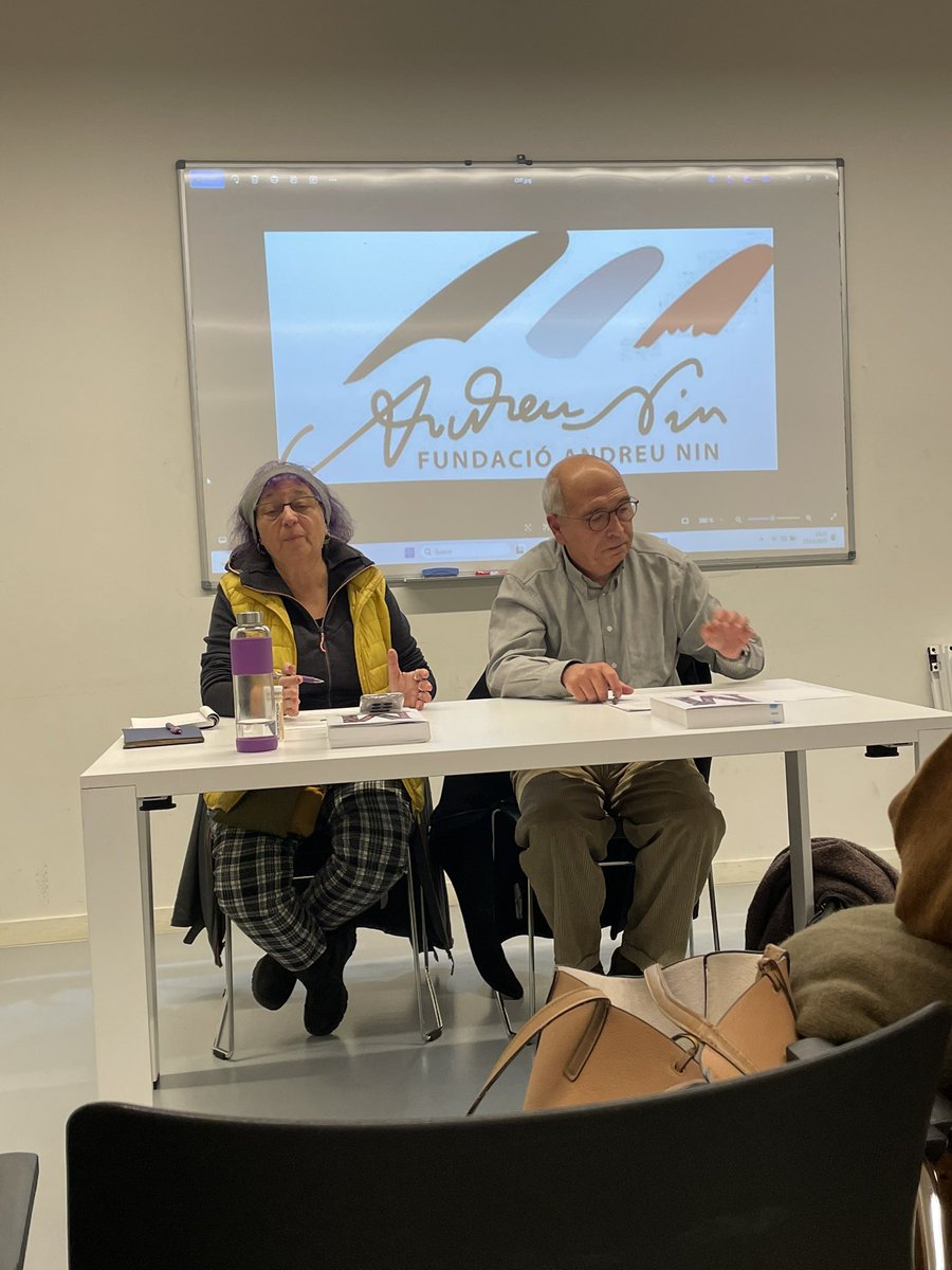 A la presentació  del llibre “La memoria reciente” avui a Barcelona a càrrec de l’Àngels Tomás Gobzalo i el Miquel Flamarich. 

La importancia de tenir memoria x afrontar el present i el futur