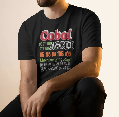 shirtparking's tweet image. The Machine Language! Check this out! &apos;Ascii Cobol Programming Machine Language&apos; shirt design @zazzle zazzle.ca/ascii_cobol_pr… via @zazzle #COBOL #MainframeProgramming #MachineLanguage #Ascii #tshirts #Shirtparking