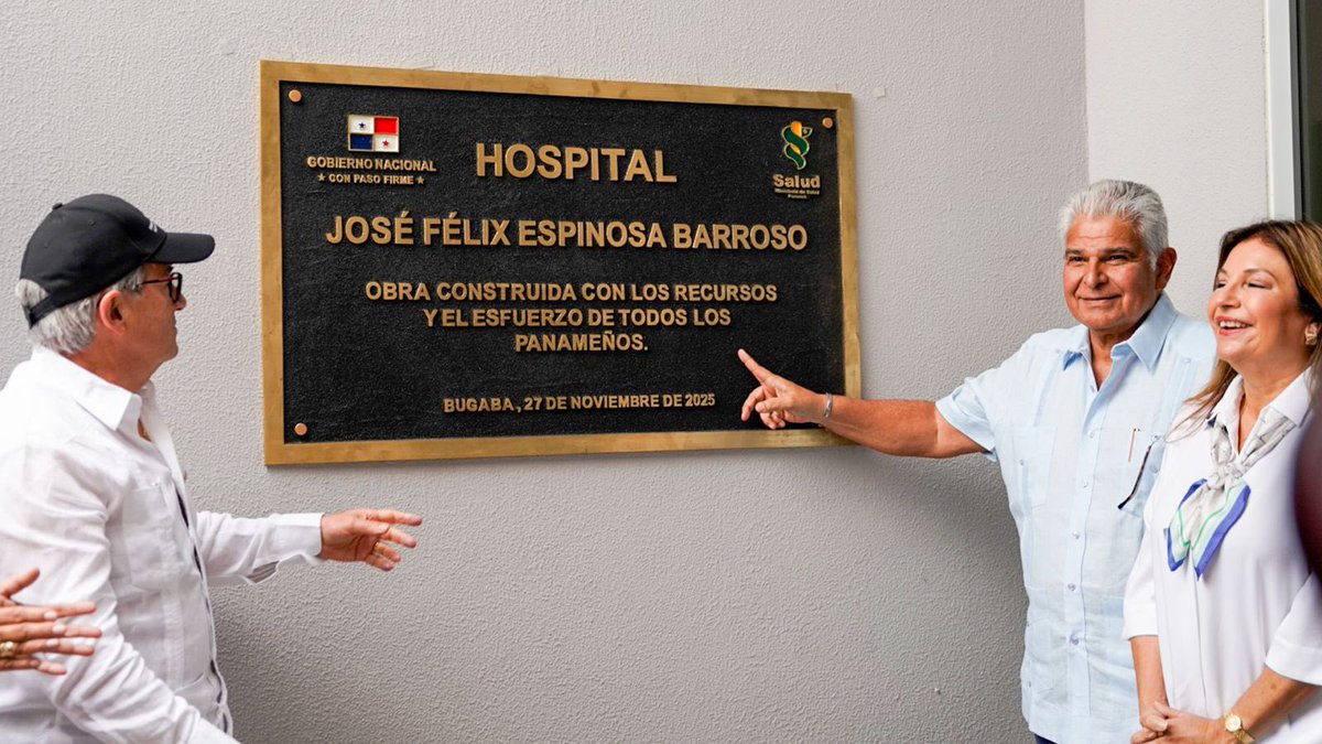 Hoy entregamos el Hospital de Bugaba. Una obra que encontramos tirada, detenida y olvidada… y que hoy volvemos a poner de pie para la gente!!

Más de 170 mil panameños de Bugaba, Barú, Tierras Altas y Renacimiento tendrán un hospital moderno, completo y listo para atenderlos